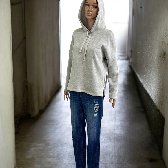 One ❤️ Clothing Oatmeal Fleece Oversized Dropped Shoulder Hoodie - Picture 8 of 16